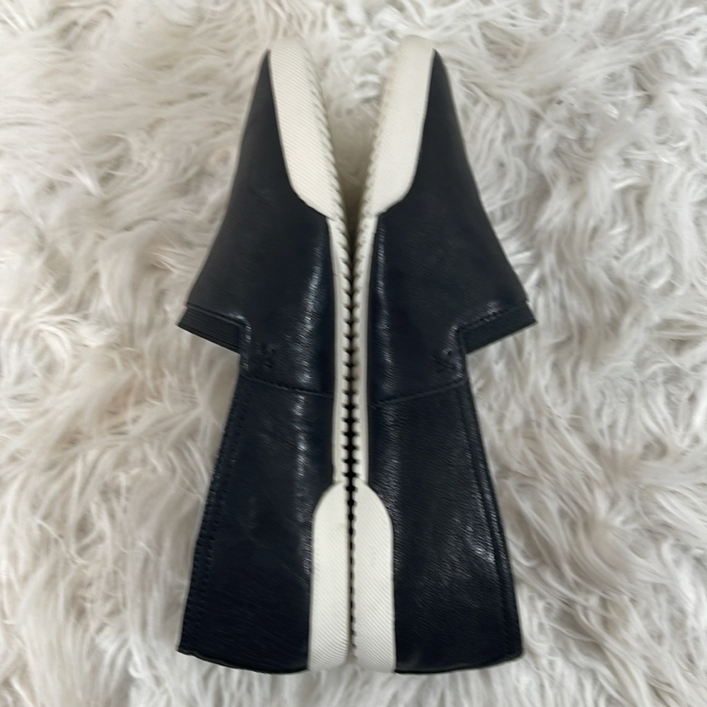 FRYE Women's Melanie Slip On Leather Sneakers Black Size 8 NEW - Picture 8 of 12